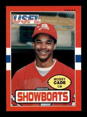 1985 Topps USFL #67 Mossy Cade  NM/NM+ X3153693 - Image 1 of 3