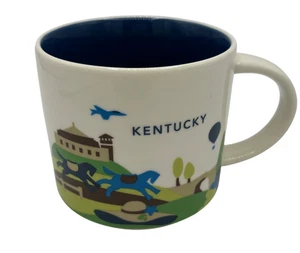 Taza de café Starbucks Kentucky KY You Are Here Derby Horse Churchill Downs 2015 - Imagen 1 de 4