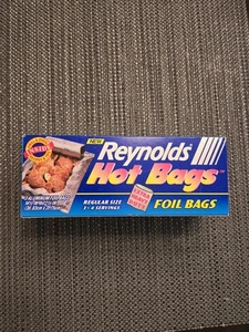 Reynolds Hot Bags Aluminum Foil Bags 3 Regular Sz Extra Heavy Duty Discontinued - Picture 1 of 2