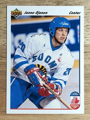 1991-92 Upper Deck #25 Janne Ojanen CC - Image 1 of 2