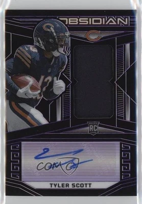 2023 Panini Obsidian Jersey Purple Electric Etch /75 Tyler Scott Rookie Auto RC - Image 1 of 2