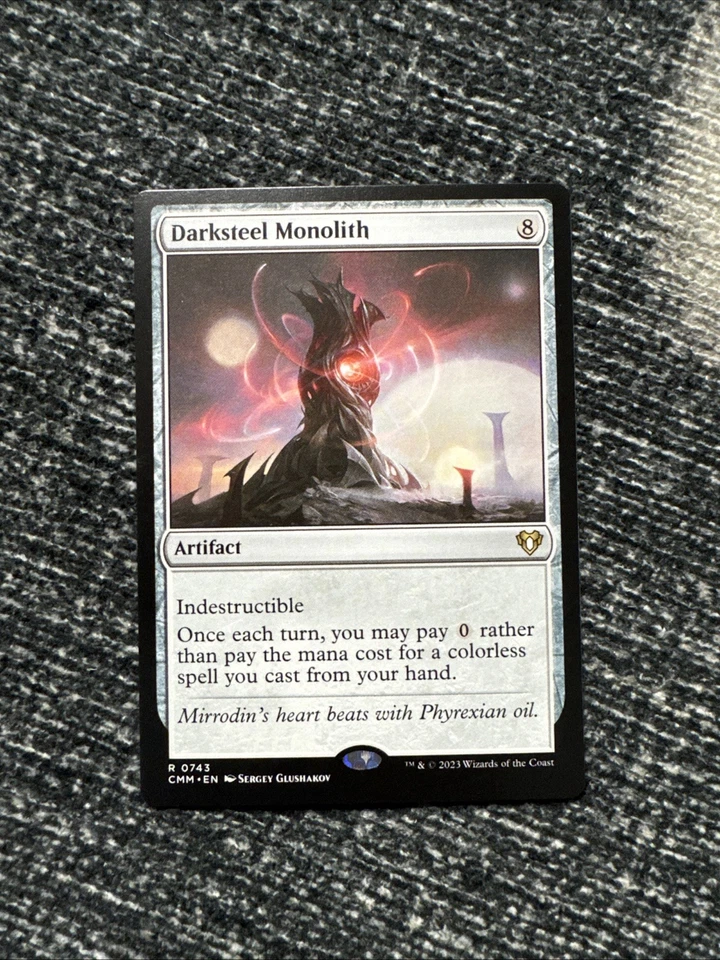 2023 Magic: The Gathering Darksteel Monolith CMM Rare Non-Foil #073 Near Mint - Image 1 of 2