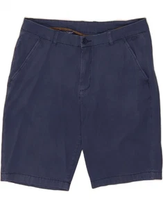ELLESSE Mens Chino Shorts IT 52 XL W36 Navy Blue Cotton WH10 - Picture 1 of 3