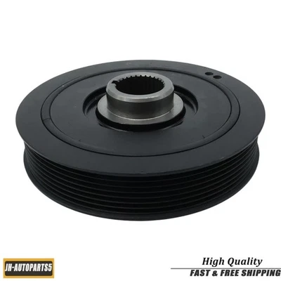 13810-RRB-A01 NEW Crankshaft Pulley For Honda Acura 2006-2011 Civic 2002-06 RSX - Imagem 1 de 4