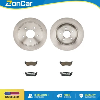 Rear Brake Rotors & Pads Set for Mercury Grand Marquis 1996-2002 54027 674 - Image 1 of 4