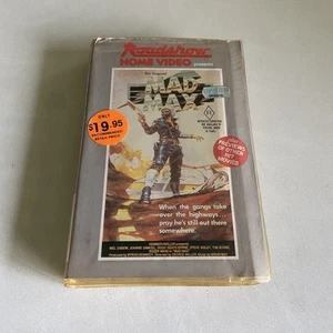 Mad Max Clamshell VHS Roadshow Raro Lanzamiento Original - Imagen 1 de 19