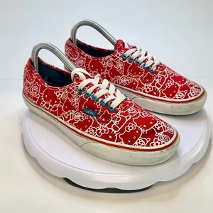 Sneakers basse Vans Off The Wall X Hello Kitty rosse da uomo taglia 7,5 Wmns taglia 9 TC6D - Foto 1 di 13