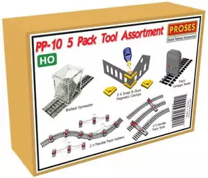 HO Scale Bachmann/Proses 39029 PP-10 Set assortimento di strumenti a cinque binari - Foto 1 di 1
