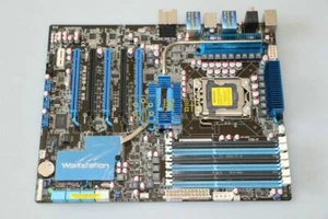 For ASUS P6X58-E WS LGA1366 DDR3 USB3 SATA3 Motherboard Tested OK - Picture 1 of 2