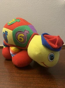 Jolly Toys Baby sensorische & lernende Schildkröte 11 Zoll Rassel Plüsch mit Bauchspiegel, 1995 - Bild 1 von 13