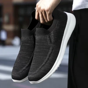 2024 Hombres Moda Zapatos Informales Transpirables Antideslizantes Tenis Correr Caminar Espor - Imagen 1 de 15