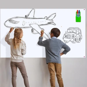 Magnetic Fridge Whiteboard, Dry Erase Magnet Memo Board Kitchen Notice Planner - Picture 1 of 20