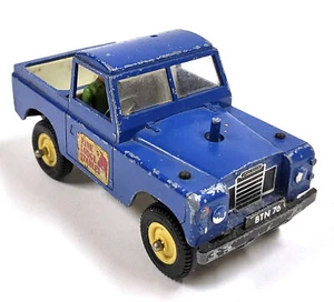 Vintage Britains SWB Land Rover with Driver 1976 Diecast AX377 - Picture 1 of 3