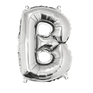 Ball Letter B, 40cm, 1pce Silver - Picture 1 of 2