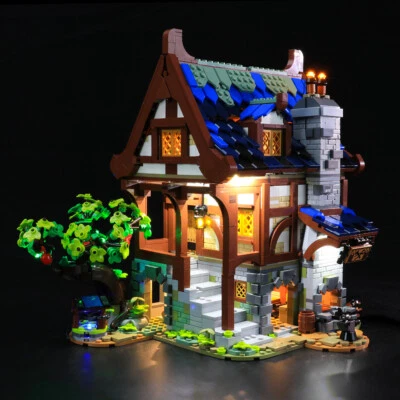 LED Light Kit for LEGOs Medieval Blacksmith Ideas 21325 - Image 1 of 4