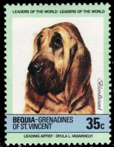 ST. VINCENT BEQUIA 179b - Dog Breeds "Bloodhound" (pb60514) - Picture 1 of 1