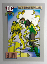 1992 DC Comics Cosmic BASE Trading Card 95 GOLDFACE