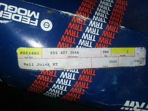 VW AUDI 4000 80 90,VW QUANTUM BALL JOINT 855-407-366A 855407366a 83-88 - Picture 1 of 6