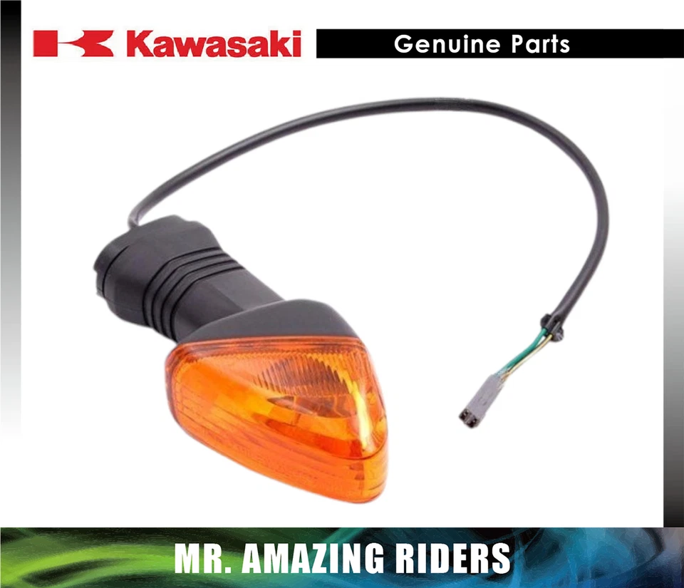 KAWASAKI GENUINE OEM 2005 - 2006 NINJA ZX 6R 10R Z750S REAR RIGHT TURN SIGNAL - Image 1 of 1