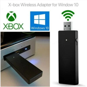 For Wireless Xbox One Controller Adapter Receiver Stick Windows 10 PC USB New - Picture 1 of 5