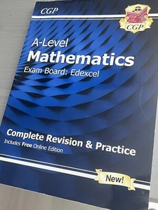 CGP A LEVEL MATHEMATICS Edexcel RRP £19.99 Complete Revision & Practice - Picture 1 of 3