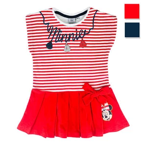 Abito bambina Disney Minnie maniche corte vestitino in cotone stampato 2822 - Foto 1 di 3