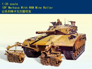 MiniHobby Triangle Trumpeter 1/35 Electric Israel Merkava Minesweeper Tank 80107 - Picture 1 of 4