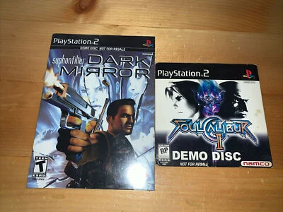 Syphon Filter: Dark Mirror & Soul Caliber II Demo Discs PS2 Both Factory Sealed - Image 1 of 4