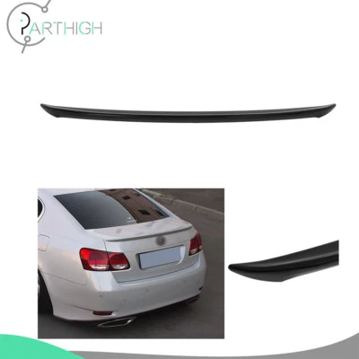 Para 2006 2007 2008 2009 2010 2011 Lexus GS-Series preto brilhante porta-malas asa spoiler - Imagem 1 de 4