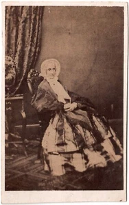 Cdv.Reine Marie-Amélie de Bourbon-Siciles.Photo Albuminée by Claudet.London 1860 - Imagen 1 de 2