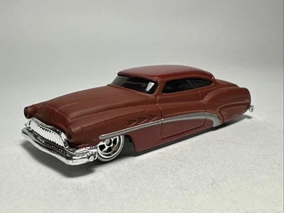 Hot Wheels Larry's Garage So Fine Brown with Real Riders 51 Buick Foto 1 de 4