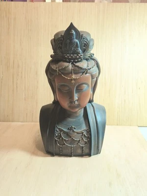 Busto de cabeza de resina GUANYIN DIOSA GRAN DETALLE Y DISEÑO #T01 Foto 1 de 4