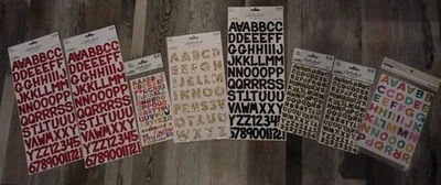 Paper Studio Letter  Alphabet Stickers Lot + New  - Image 1 of 4