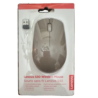 Lenovo 530 Wireless Mouse with USB Receiver Full Grip Ambidextrous - Image 1 of 3