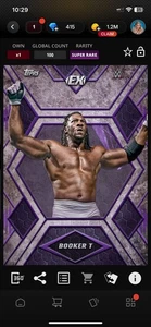 Topps Slam WWE *Digital* 2018 Excellence Purple Base - Booker T 100cc - Picture 1 of 1