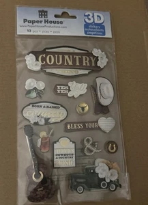 Paper House, 3D County Music, Festival. 13 PCs - Picture 1 of 1