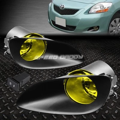 PARA 07-11 TOYOTA YARIS SEDÁN PARACHOQUES LUZ ANTINIEBLA LUCES DE REPUESTO CON BISEL + INTERRUPTOR Foto 1 de 4