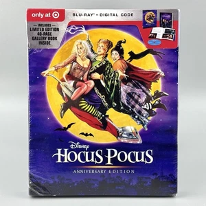 Hocus Pocus: Anniversary Edition - Target Exclusive w/ Book (Blu-ray, 2018) NEW - Picture 1 of 8