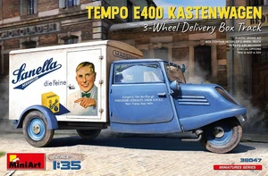 Modellauto Auto model kit bausatz Von Montieren Miniart Tempo E400 Kastenwagen 3 - Bild 1 von 1