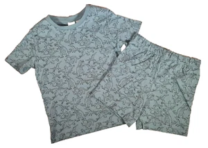 Nuevo con etiquetas Conjunto de pijama de verano elástico estampado de dinosaurio azul marca Target para niños talla 5 - Imagen 1 de 2