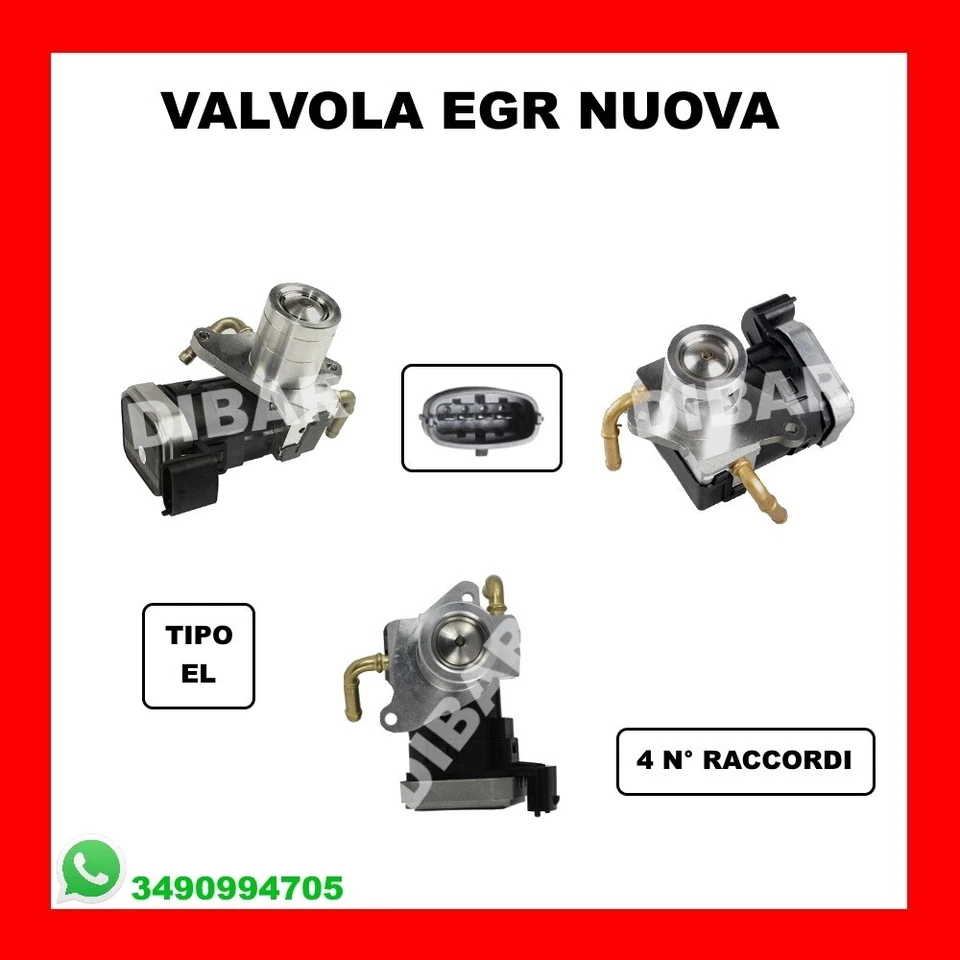 VALVOLA EGR NUOVA OPEL VECTRA C GTS 2.2 DTI 16 V DAL 2002 KW92 CV125 Y22DTR 38 - Immagine 1 di 1