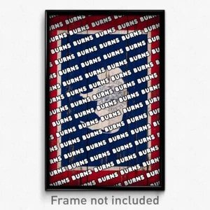 Burns Wyoming Poster (WY City Souvenir 11x17 Town Print) - Picture 1 of 1