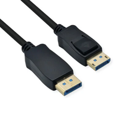 DisplayPort Kabel, v2.0, DP Stecker - Stecker, schwarz, 5 m - 8K, UHD-2 - Bild 1 von 3