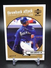 1999 Upper Deck Retro Ken Griffey Jr. Throwback Attack Level 2 Gold /500