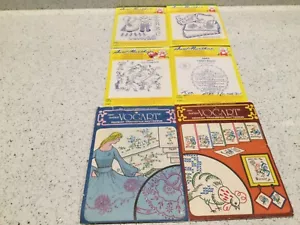 Aunt Martha's Hot Iron Transfers 2 Vogart Embroidery Craft Patterns opened uncut - Picture 1 of 2