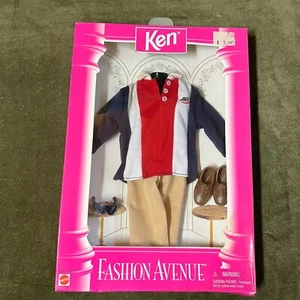 Vintage (1996) Ken Fashion Avenue – Sports Rugby Chinos | Barbie Mattel #14679 - Picture 1 of 8