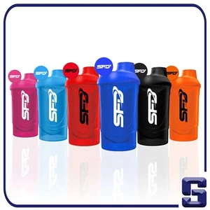 Juego de 2 Protein Shaker 600 ml Botella Deportiva Libre de BPA - Imagen 1 de 6