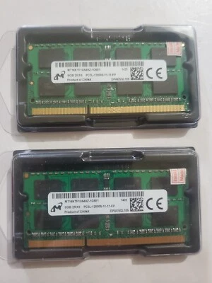 2-CT. Micron 8GB (1 x 8GB) PC3L-12800S-11-11-FP   MT16KTF1G64HZ-1G6E1   CER#411 - Image 1 of 2