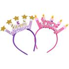 Candle Hair Accessories Korean Style Headband Women Hair Hoop Birthday Hairband