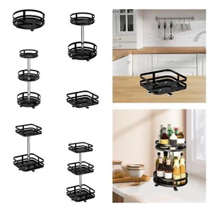 360° Rotating Storage Rack Lazy Susan Turntable Organizer for Countertop - Picture 1 of 53